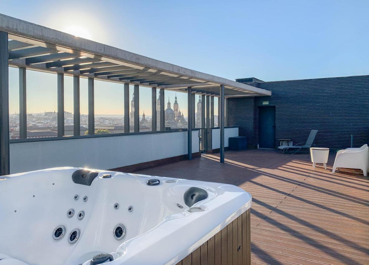 Atico Mejores Vistas Al Pilar Jacuzzi Y Garaje 사라고사 외부 사진