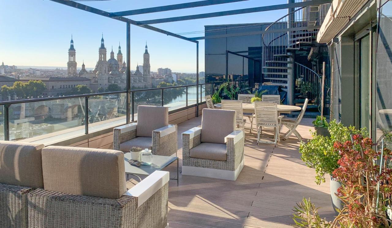 Atico Mejores Vistas Al Pilar Jacuzzi Y Garaje 사라고사 외부 사진