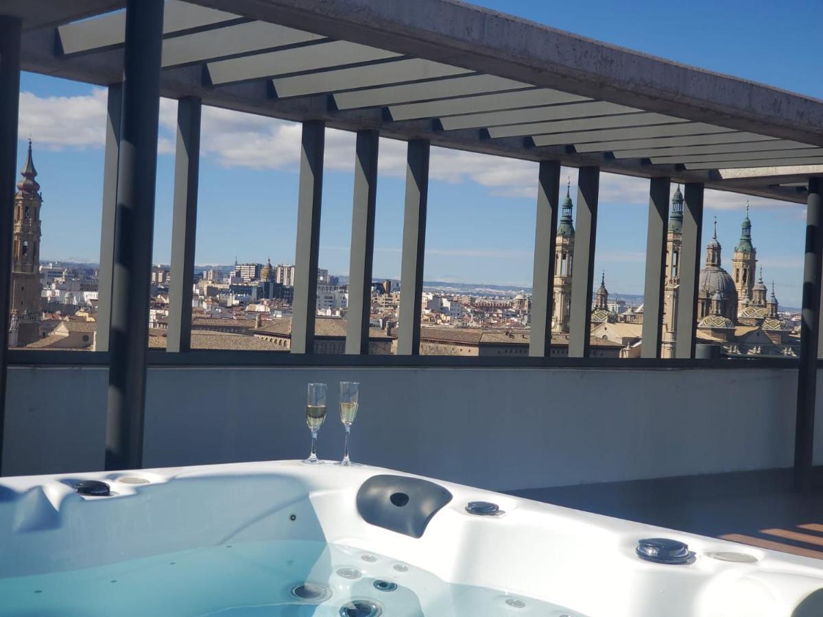 Atico Mejores Vistas Al Pilar Jacuzzi Y Garaje 사라고사 외부 사진
