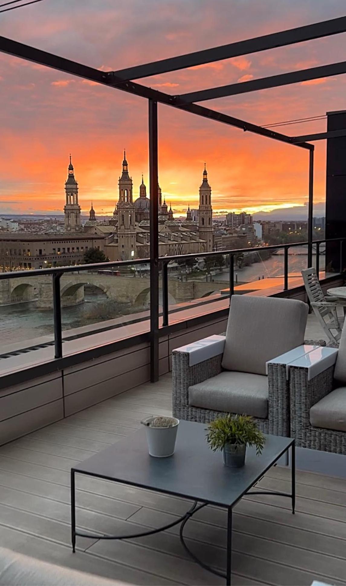 Atico Mejores Vistas Al Pilar Jacuzzi Y Garaje 사라고사 외부 사진